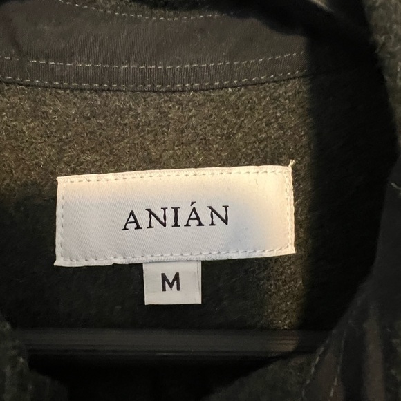 Anian Modern Melton Olive - men's Medium - Picture 8 of 9